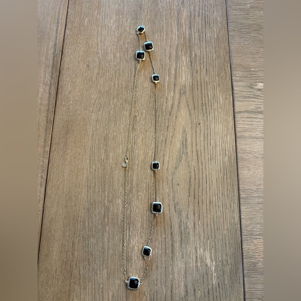 Elegant Black Stone Necklace